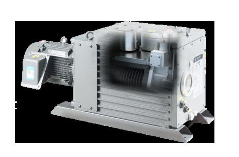 255m³/h  Oil Lubricated Dual Stage Rotary Vane Vacuum Pump Compact Size Painting Surface